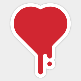 Bleeding Heart Sticker